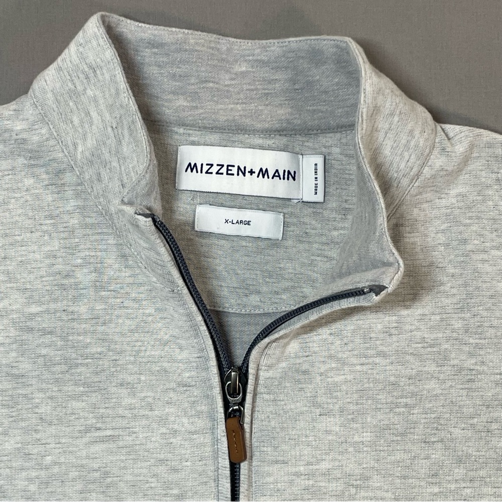 Mizzen + Main Hillman Quarter-Zip Pullover Sweatshirt/Sweater - Mens XL - Picture 9 of 15